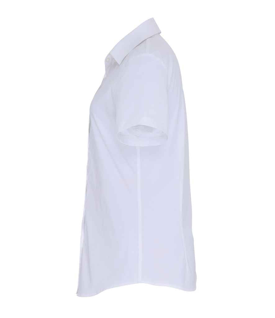 Premier Ladies Short Sleeve Stretch Fit Poplin Shirt Premier