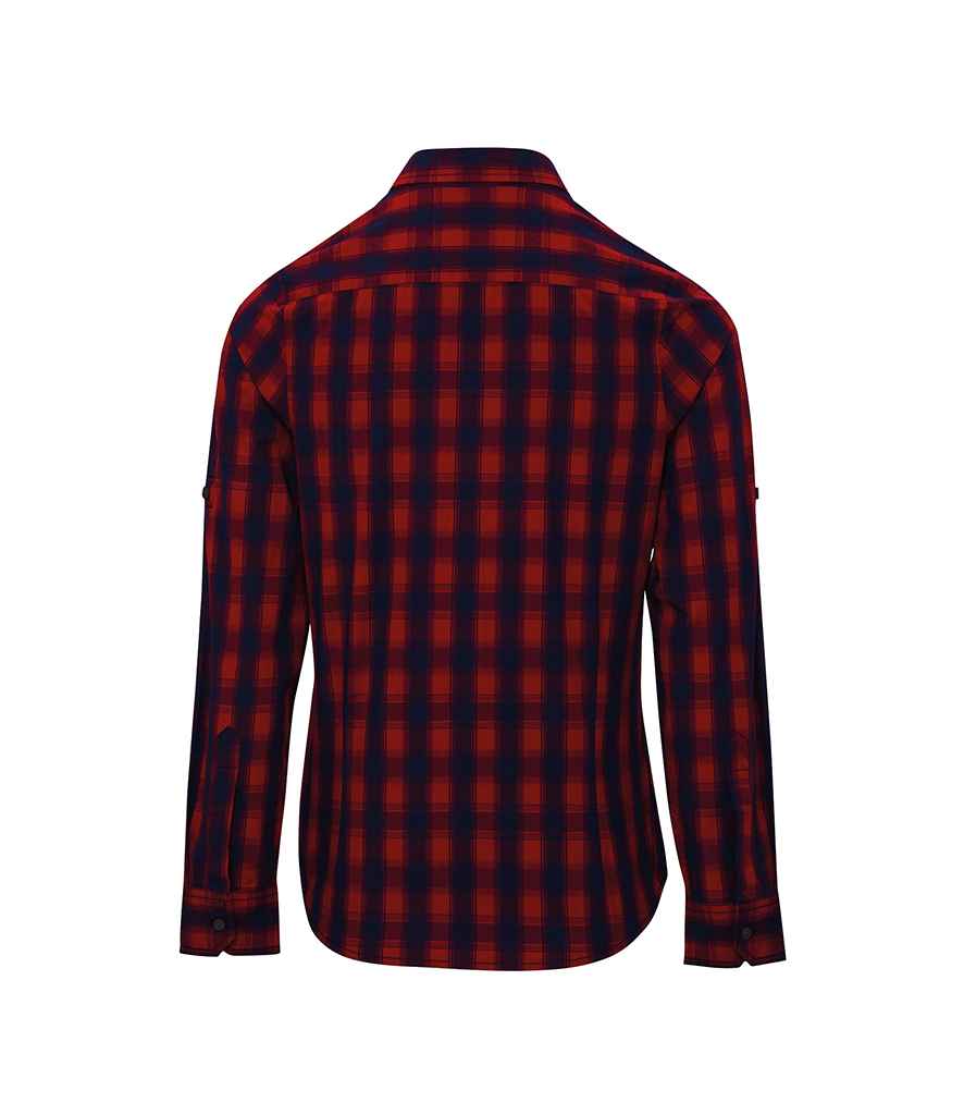 Premier Ladies Mulligan Check Long Sleeve Shirt Premier