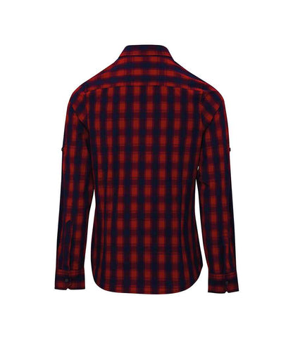 Premier Ladies Mulligan Check Long Sleeve Shirt Premier