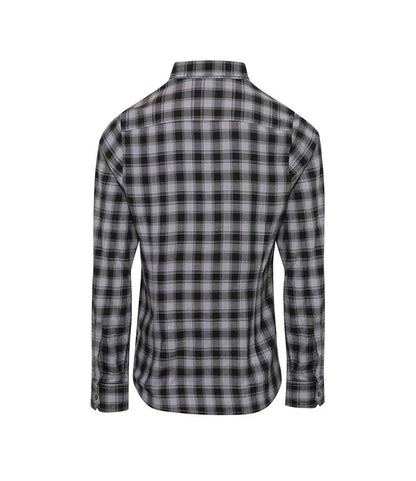 Premier Ladies Mulligan Check Long Sleeve Shirt Premier