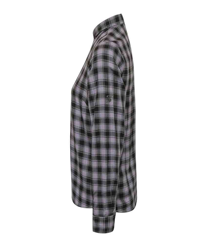 Premier Ladies Mulligan Check Long Sleeve Shirt Premier