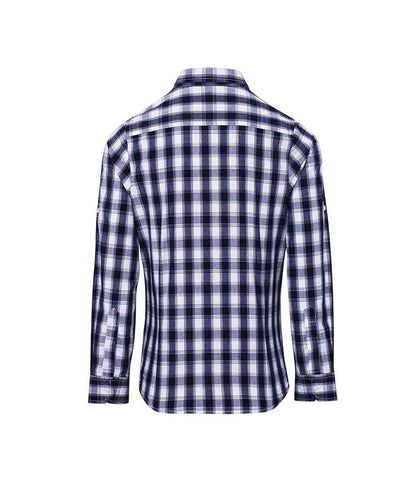Premier Ladies Mulligan Check Long Sleeve Shirt Premier