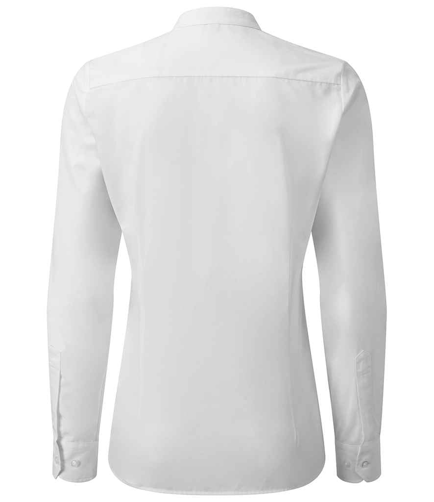 Premier Ladies Banded Collar Grandad Shirt Premier