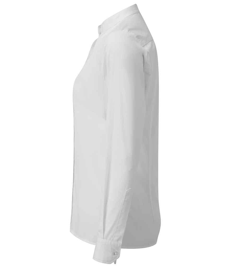 Premier Ladies Banded Collar Grandad Shirt Premier