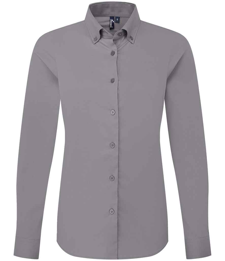 Premier Ladies Supreme Long Sleeve Oxford Shirt Premier