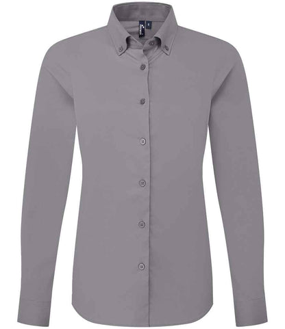 Premier Ladies Supreme Long Sleeve Oxford Shirt Premier