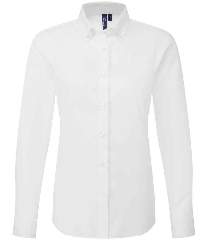 Premier Ladies Supreme Long Sleeve Oxford Shirt Premier