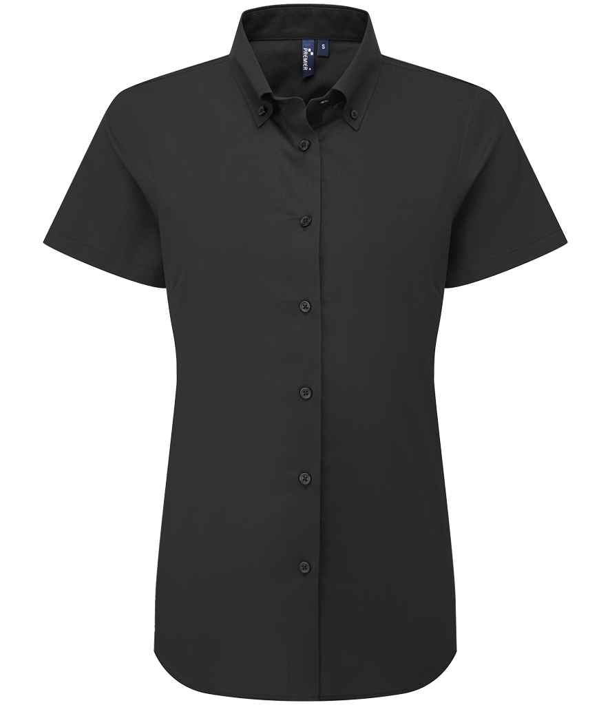 Premier Ladies Supreme Short Sleeve Oxford Shirt Premier