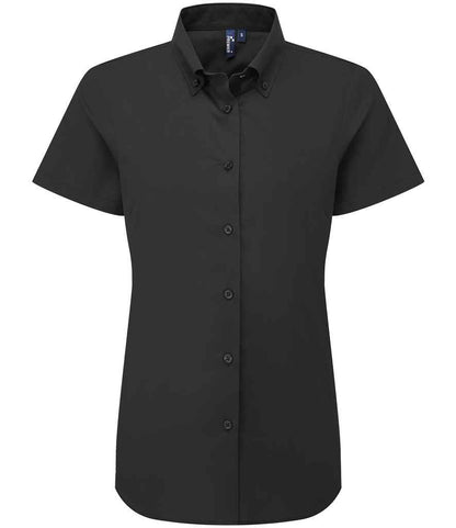 Premier Ladies Supreme Short Sleeve Oxford Shirt Premier