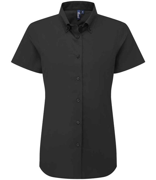 Premier Ladies Supreme Short Sleeve Oxford Shirt Premier
