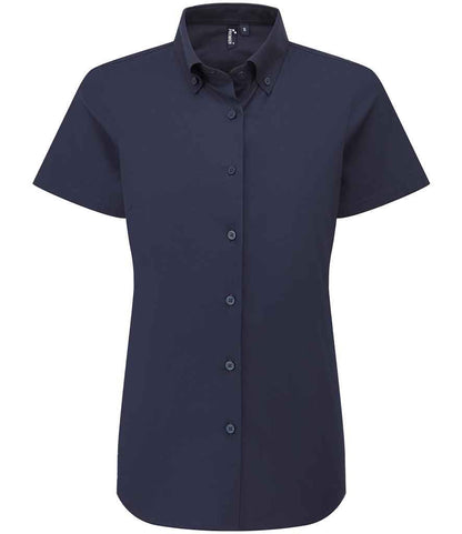 Premier Ladies Supreme Short Sleeve Oxford Shirt Premier