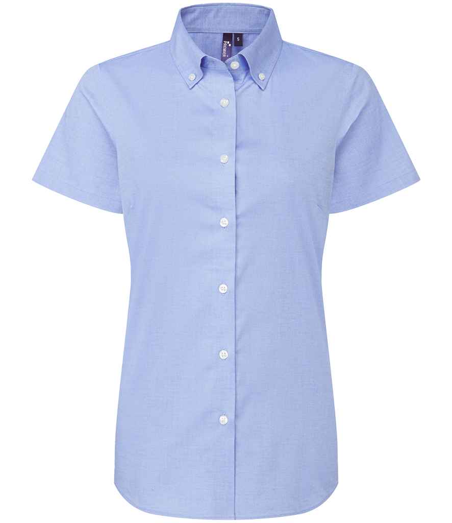 Premier Ladies Supreme Short Sleeve Oxford Shirt Premier