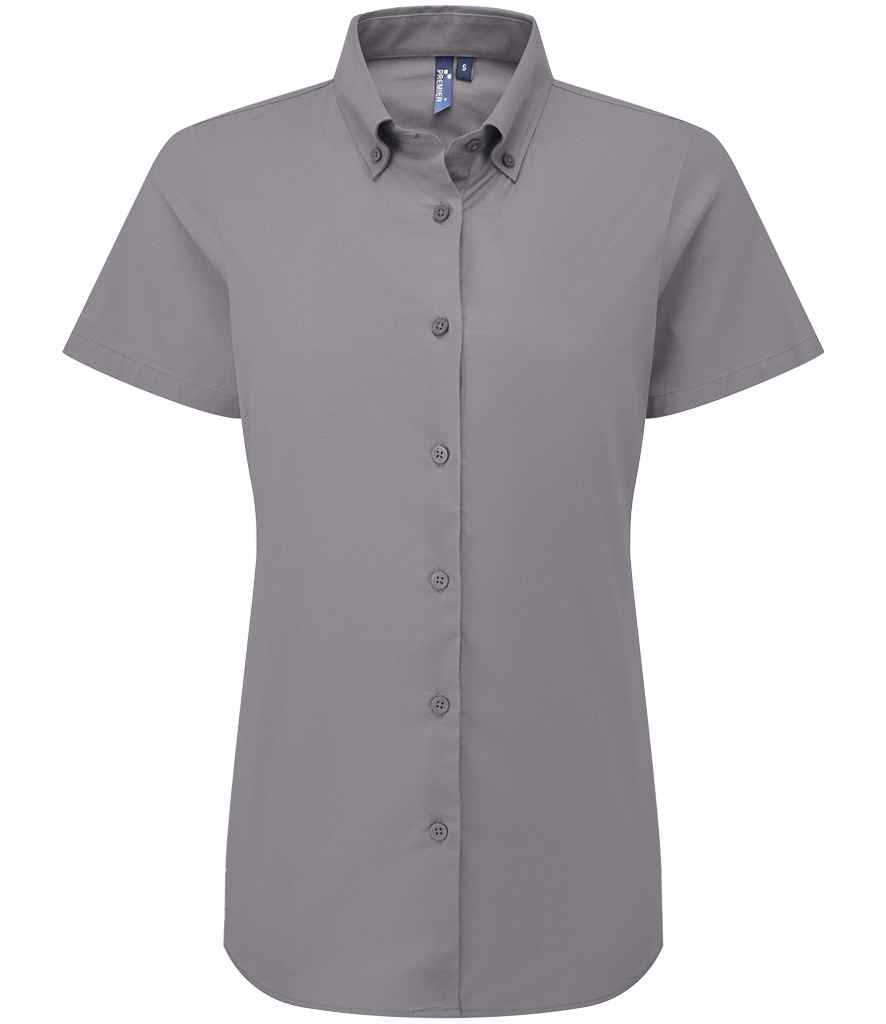 Premier Ladies Supreme Short Sleeve Oxford Shirt Premier