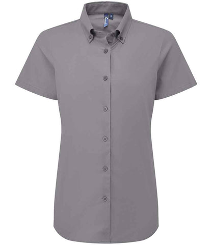 Premier Ladies Supreme Short Sleeve Oxford Shirt Premier