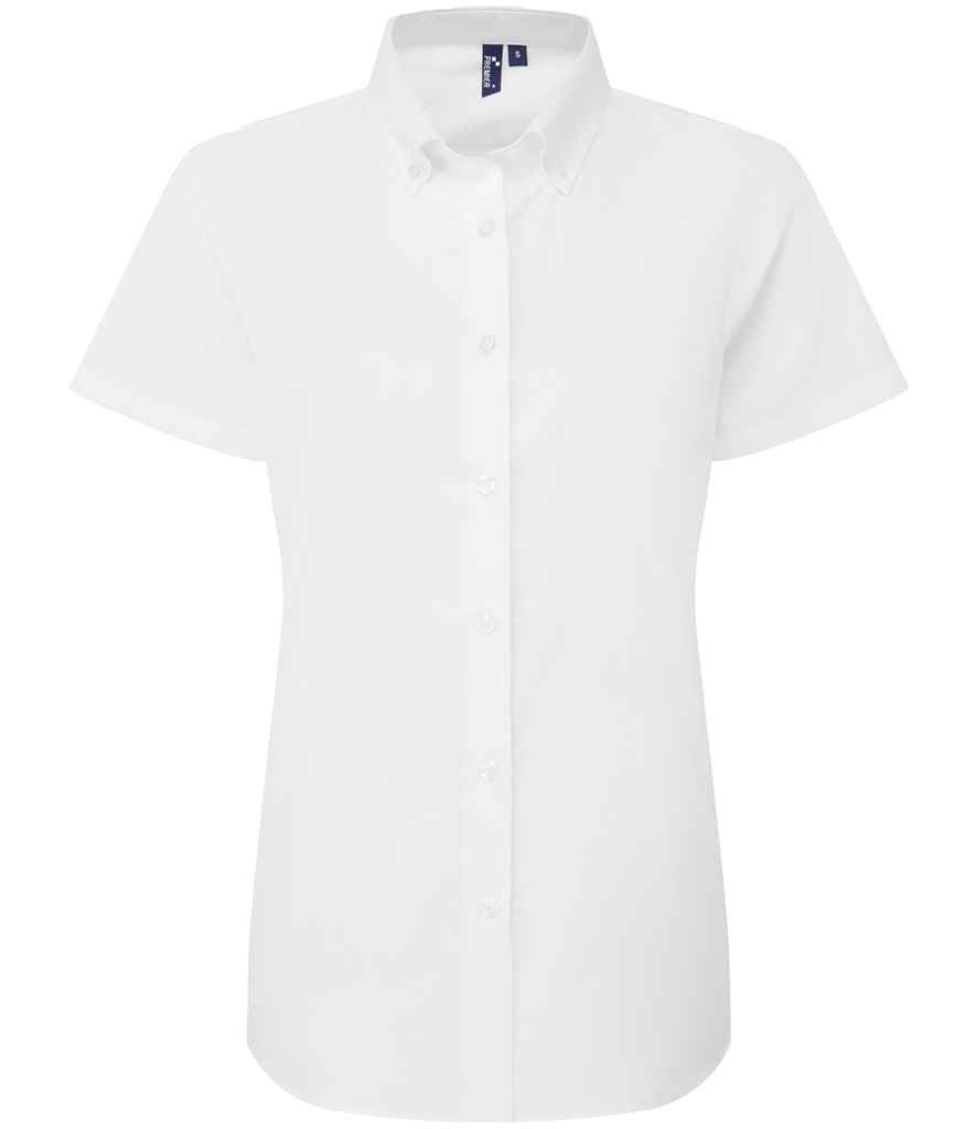 Premier Ladies Supreme Short Sleeve Oxford Shirt Premier