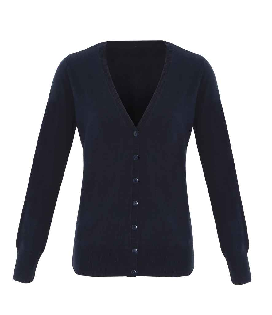Premier Ladies Essential Acrylic V Neck Cardigan Premier