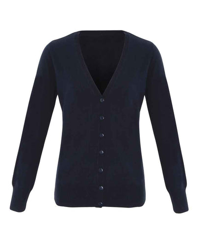 Premier Ladies Essential Acrylic V Neck Cardigan Premier
