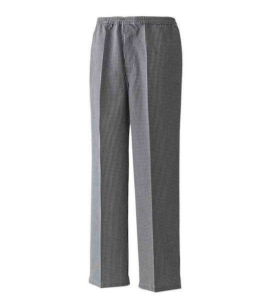 Premier Pull On Chef's Check Trousers Premier