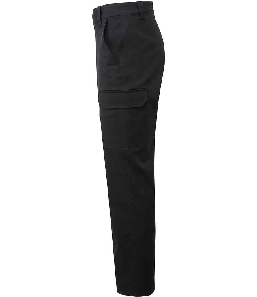Premier Unisex Stretchchecker Work Cargo Trousers Premier
