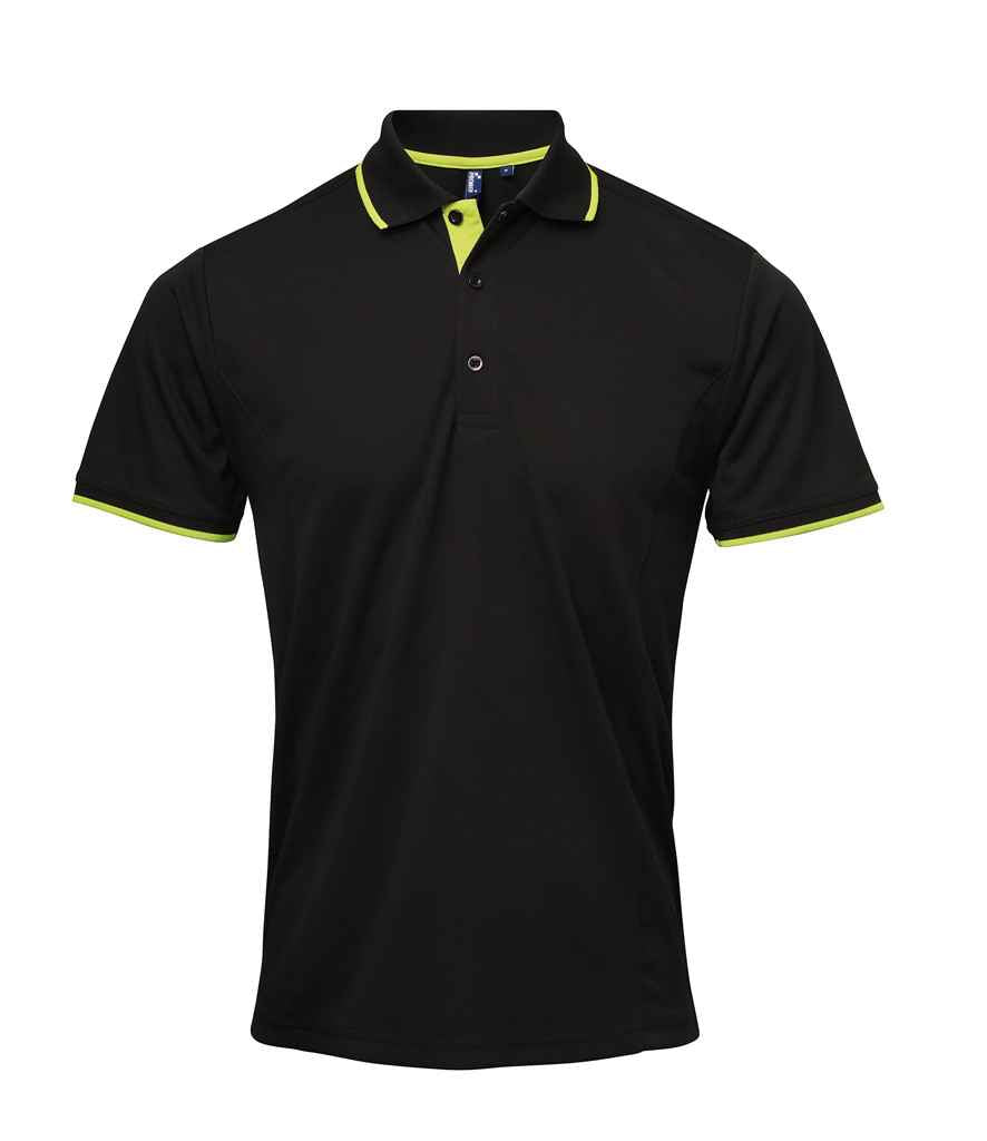 Premier Contrast Coolchecker® Piqué Polo Shirt Premier