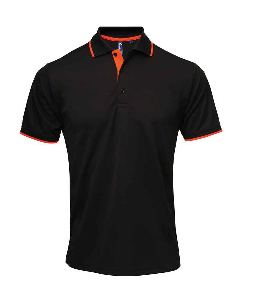 Premier Contrast Coolchecker® Piqué Polo Shirt Premier