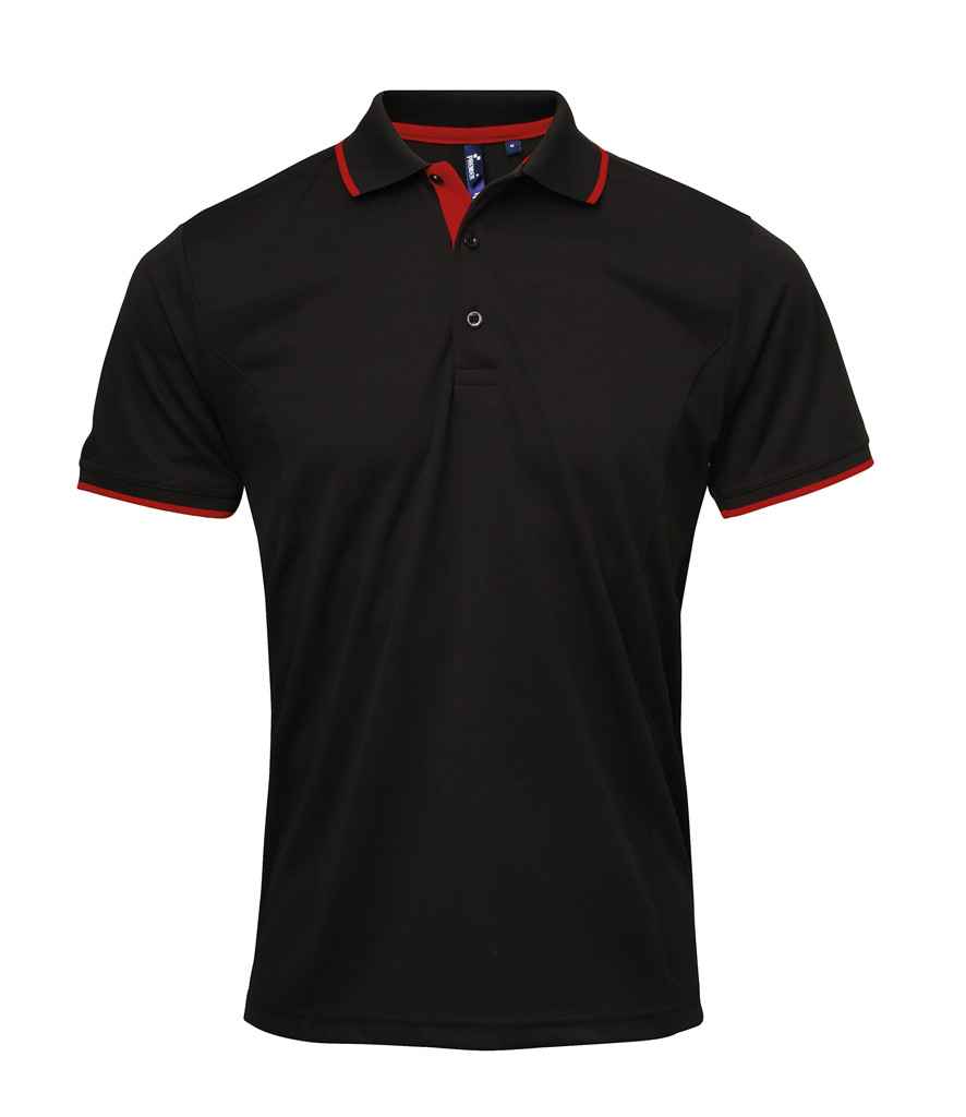Premier Contrast Coolchecker® Piqué Polo Shirt Premier