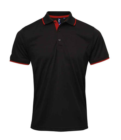 Premier Contrast Coolchecker® Piqué Polo Shirt Premier