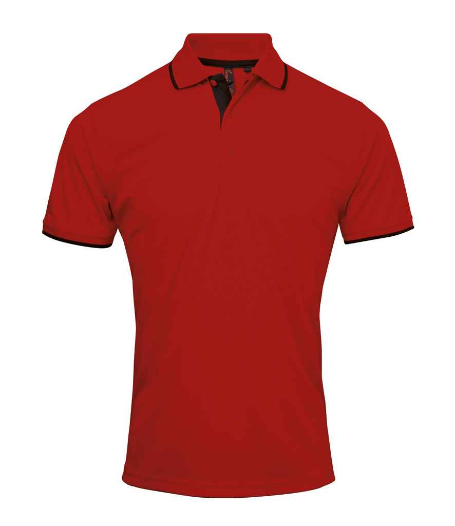 Premier Contrast Coolchecker® Piqué Polo Shirt Premier