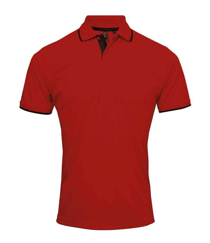Premier Contrast Coolchecker® Piqué Polo Shirt Premier
