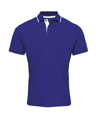 Premier Contrast Coolchecker® Piqué Polo Shirt Premier