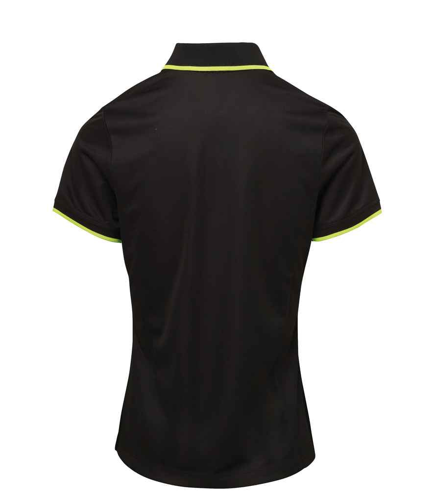 Premier Ladies Contrast Coolchecker® Piqué Polo Shirt Premier