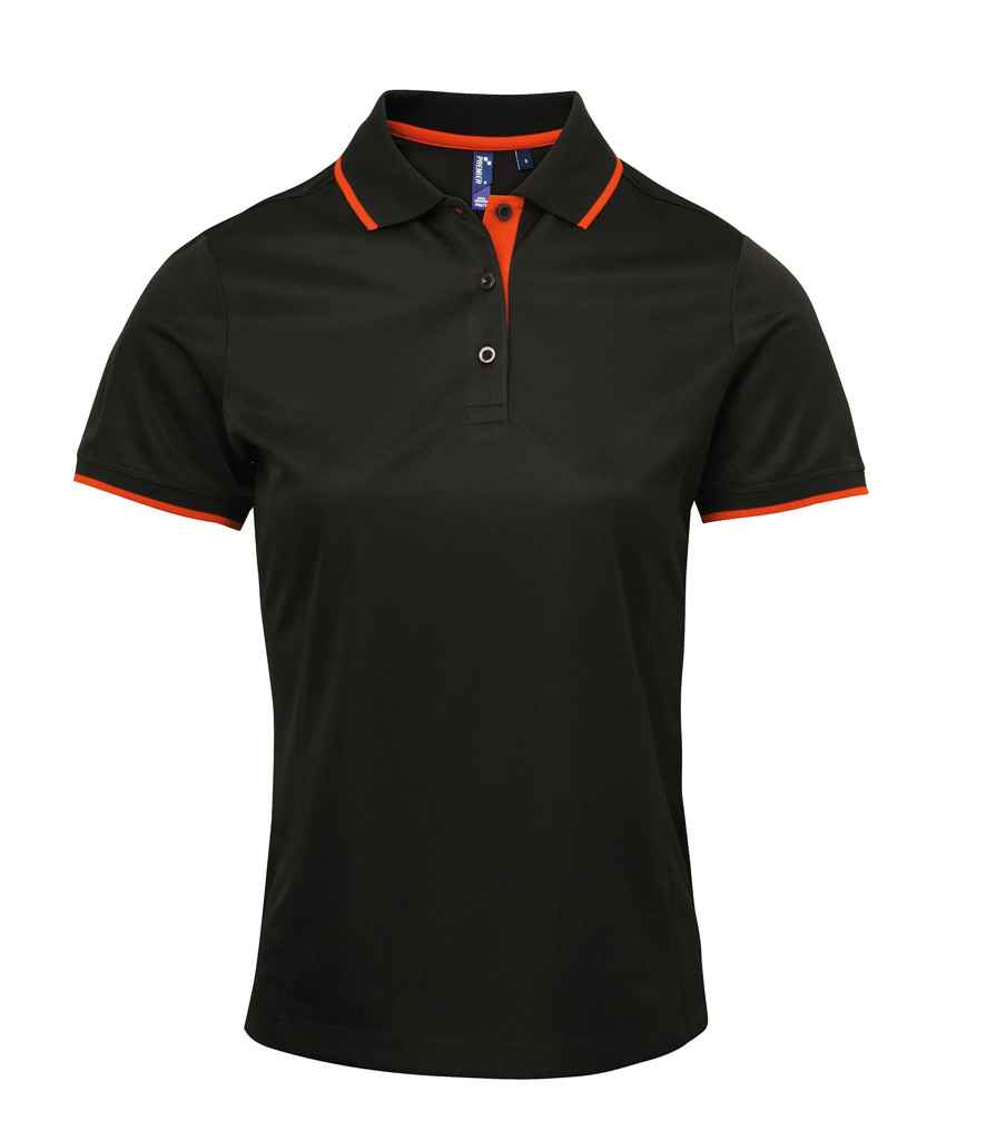 Premier Ladies Contrast Coolchecker® Piqué Polo Shirt Premier