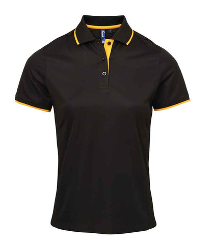 Premier Ladies Contrast Coolchecker® Piqué Polo Shirt Premier