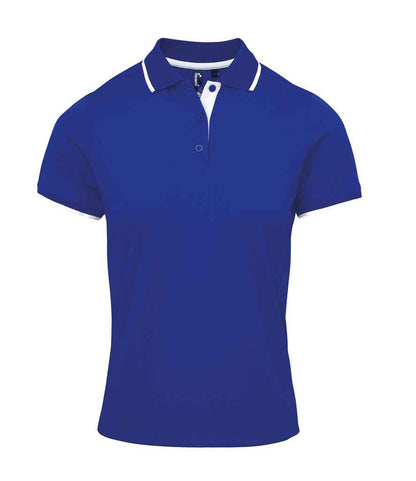 Premier Ladies Contrast Coolchecker® Piqué Polo Shirt Premier