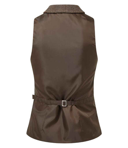 Premier Ladies Herringbone Waistcoat Premier