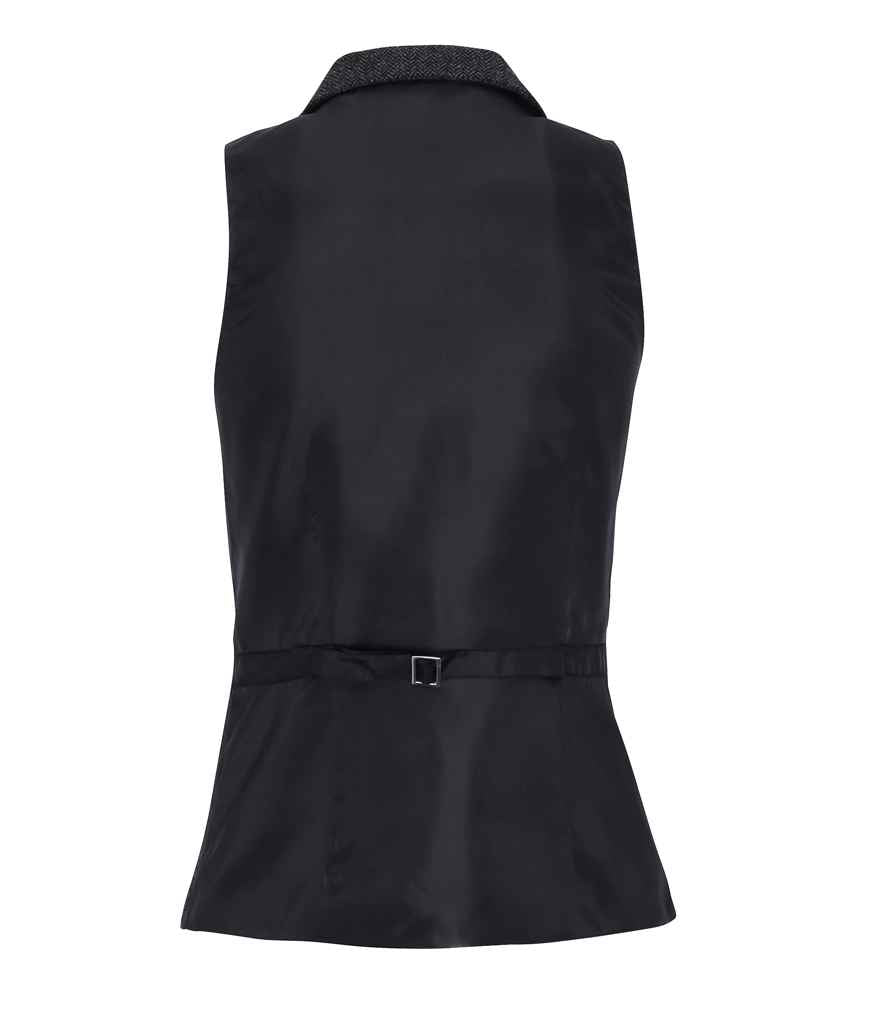 Premier Ladies Herringbone Waistcoat Premier
