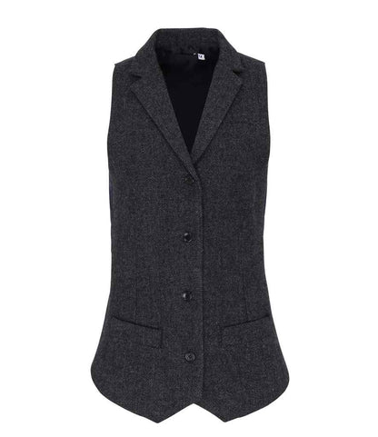 Premier Ladies Herringbone Waistcoat Premier