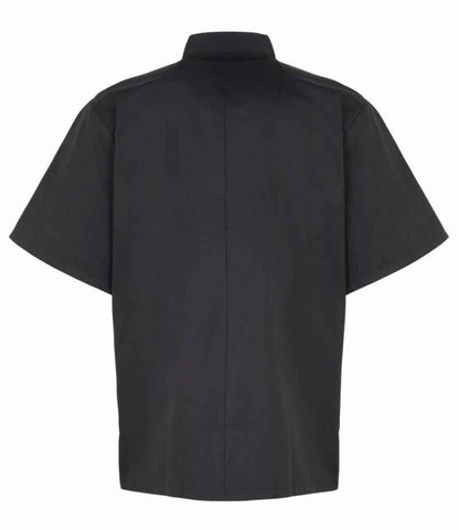 Premier Unisex Short Sleeve Stud Front Chef's Jacket Premier