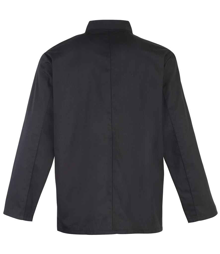 Premier Unisex Long Sleeve Stud Front Chef's Jacket Premier