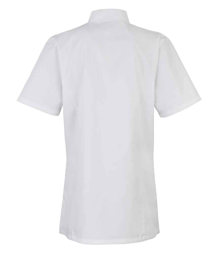 Premier Ladies Short Sleeve Chef's Jacket Premier