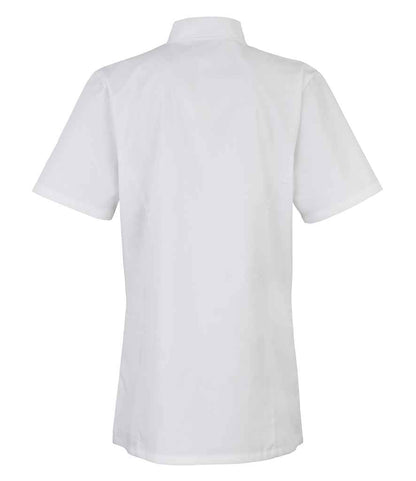 Premier Ladies Short Sleeve Chef's Jacket Premier