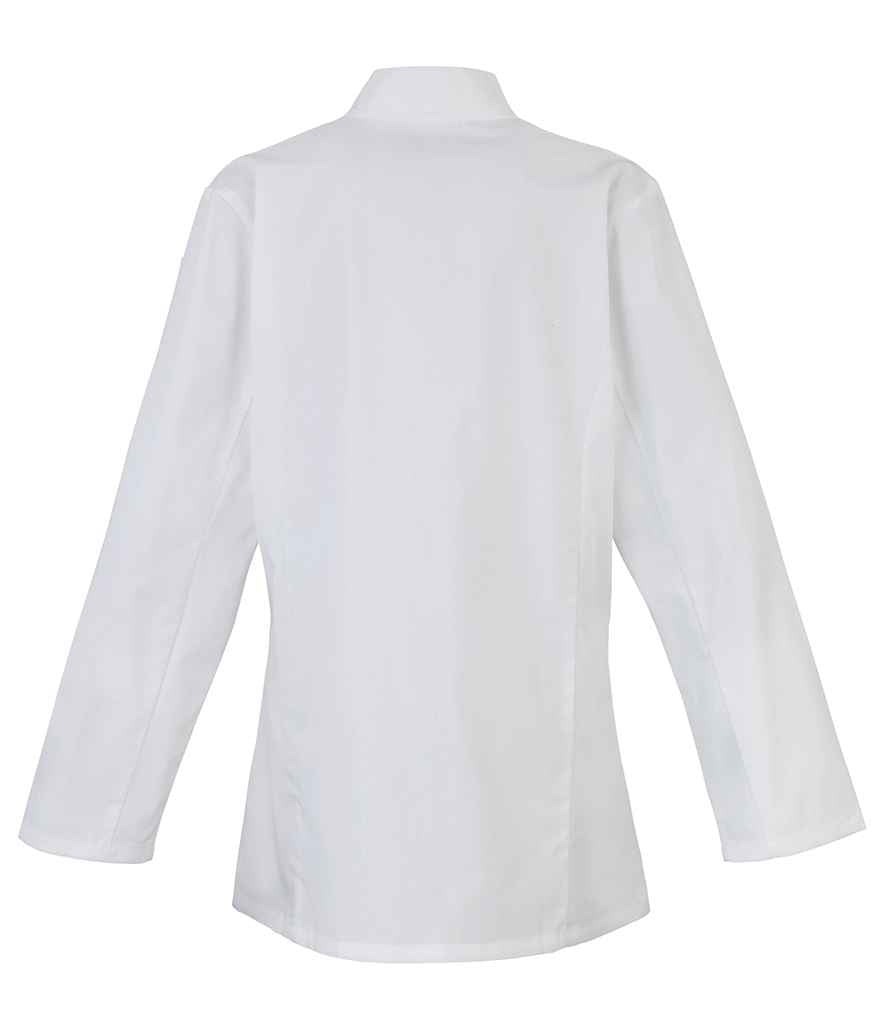 Premier Ladies Long Sleeve Chef's Jacket Premier