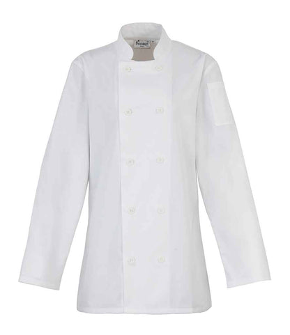 Premier Ladies Long Sleeve Chef's Jacket Premier
