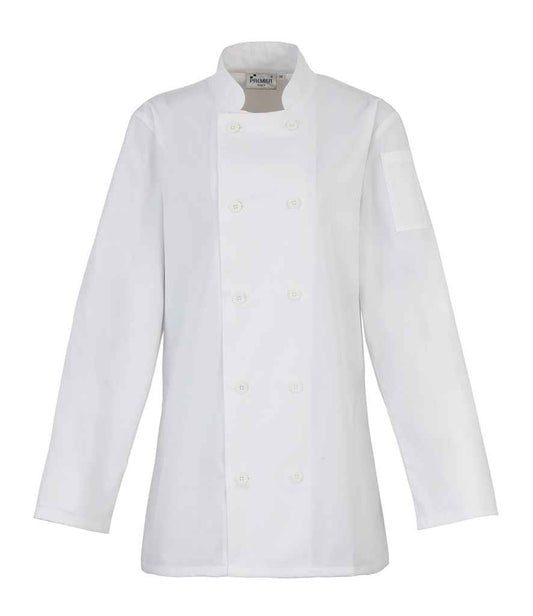 Premier Ladies Long Sleeve Chef's Jacket Premier