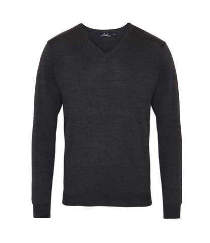Premier Knitted Cotton Acrylic V Neck Sweater Premier