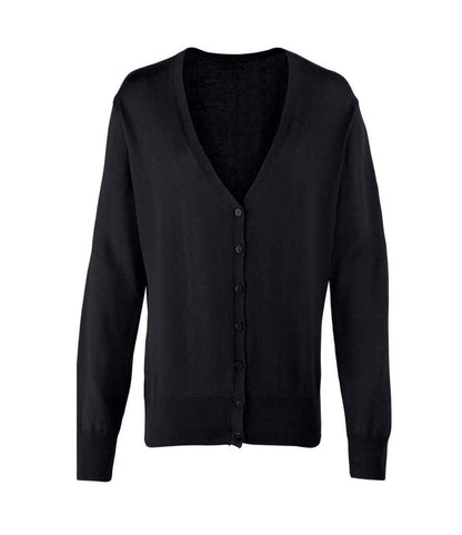 Premier Ladies Cotton Acrylic V Neck Cardigan Premier