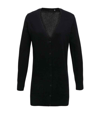 Premier Ladies Longline V Neck Cardigan Premier