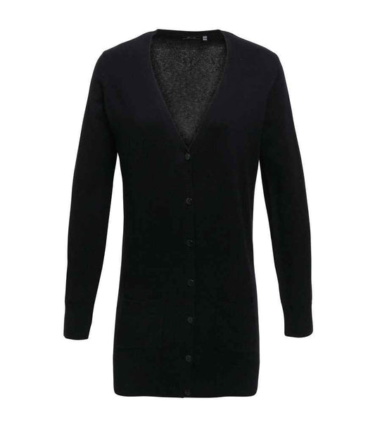 Premier Ladies Longline V Neck Cardigan Premier