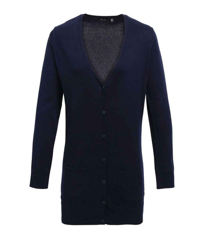 Premier Ladies Longline V Neck Cardigan Premier