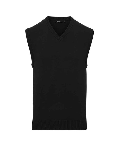 Premier Sleeveless Cotton Acrylic V Neck Sweater Premier